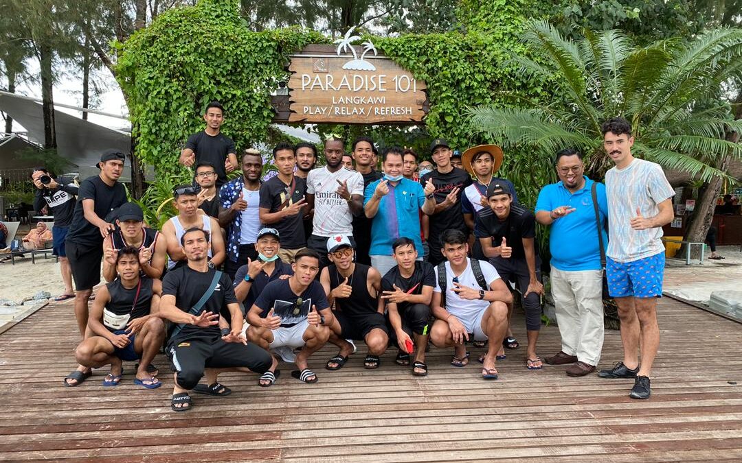 Kedah Football Association visit the exclusive private island of Paradise101, Langkawi